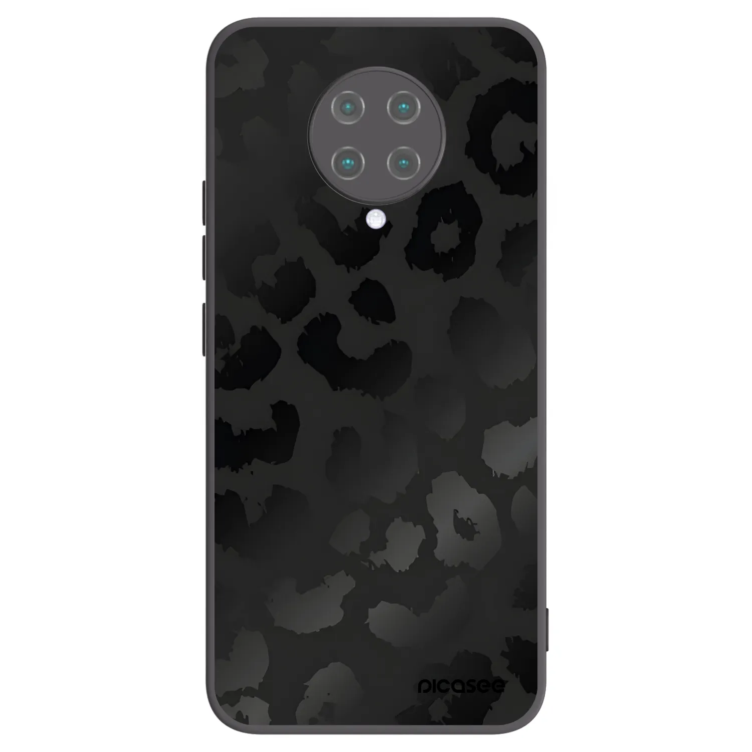 Picasee crna silikonska maskica za Xiaomi Poco F2 Pro - Midnight Leopard