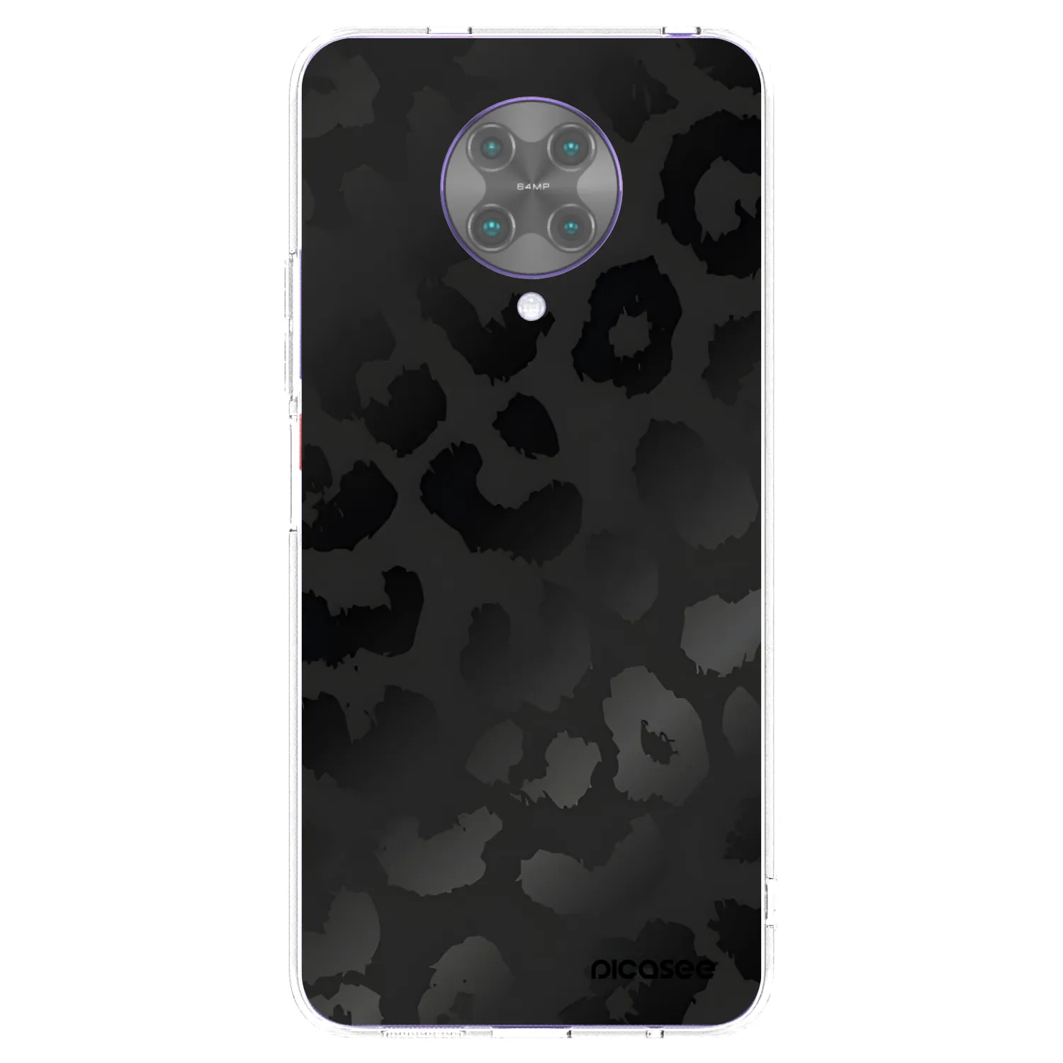 Picasee silikonska prozirna maskica za Xiaomi Poco F2 Pro - Midnight Leopard