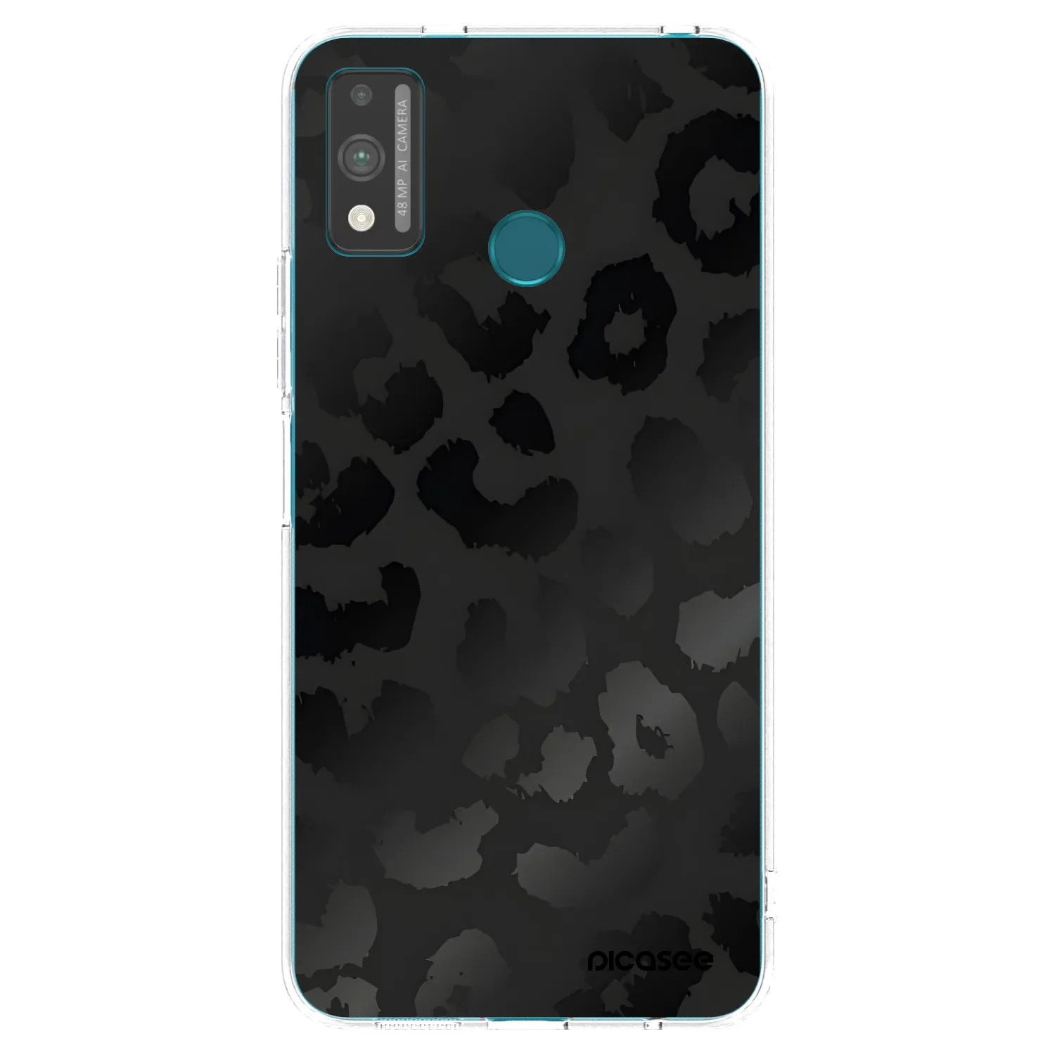 Picasee silikonska prozirna maskica za Honor 9X Lite - Midnight Leopard