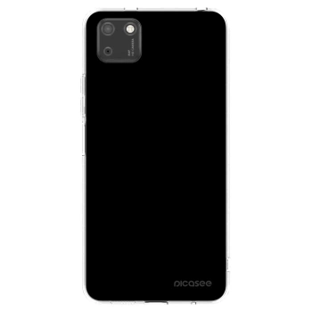 Picasee silikonska prozirna maskica za Huawei Y5P - Black Bliss