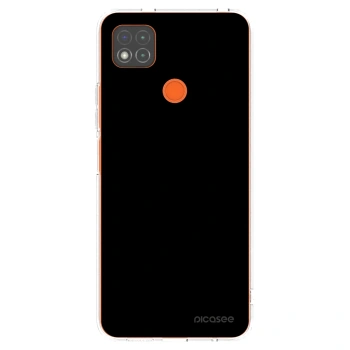 Picasee silikonska prozirna maskica za Xiaomi Redmi 9C - Black Bliss