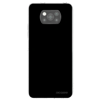 Picasee crna silikonska maskica za Xiaomi Poco X3 - Black Bliss