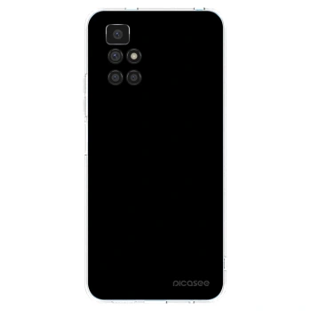 Picasee silikonska prozirna maskica za Xiaomi Redmi 10 - Black Bliss