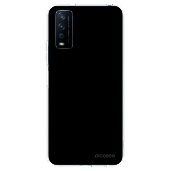 Picasee silikonska prozirna maskica za Vivo Y11s - Black Bliss
