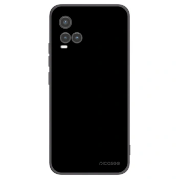 Picasee crna silikonska maskica za Vivo Y33s - Black Bliss