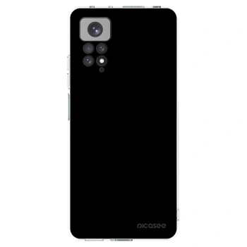 Picasee silikonska prozirna maskica za Xiaomi Redmi Note 11S 4G - Black Bliss