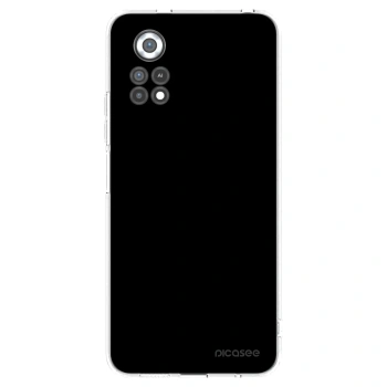Picasee silikonska prozirna maskica za Xiaomi Poco X4 Pro 5G - Black Bliss
