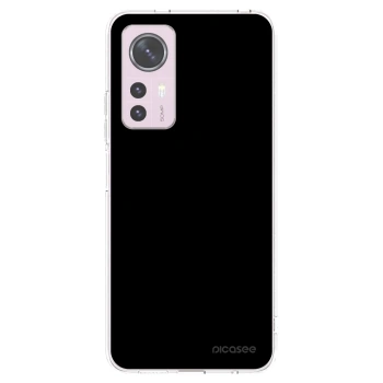 Picasee silikonska prozirna maskica za Xiaomi 12 - Black Bliss