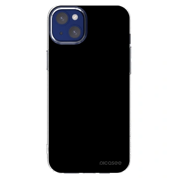 Picasee silikonska prozirna maskica za Apple iPhone 14 Plus - Black Bliss