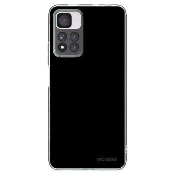 Picasee silikonska prozirna maskica za Xiaomi Redmi Note 11 Pro+ 5G - Black Bliss