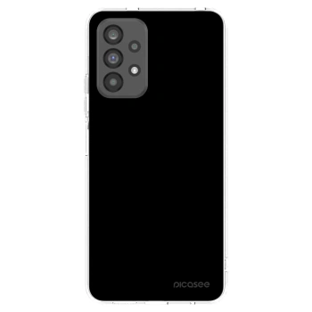 Picasee silikonska prozirna maskica za Samsung Galaxy A73 5G - Black Bliss