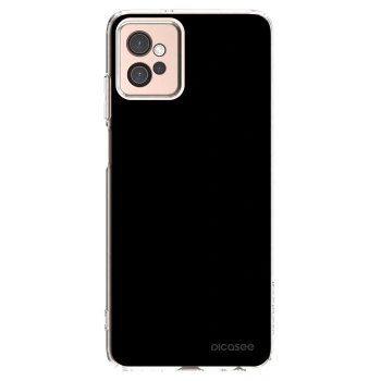 Picasee silikonska prozirna maskica za Motorola Moto G32 - Black Bliss