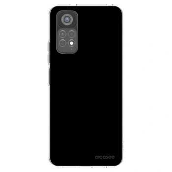 Picasee silikonska prozirna maskica za Xiaomi Redmi Note 11S 5G - Black Bliss