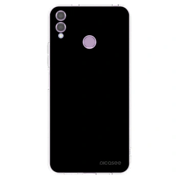 Picasee silikonska prozirna maskica za Honor 8X - Black Bliss