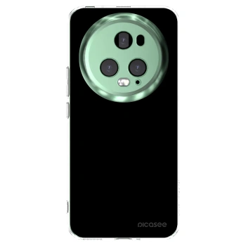Picasee silikonska prozirna maskica za Honor Magic5 Pro - Black Bliss