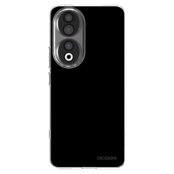 Picasee silikonska prozirna maskica za Honor 90 5G - Black Bliss