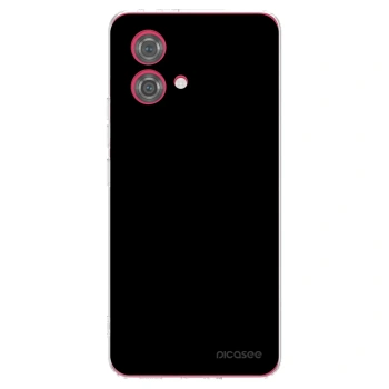 Picasee silikonska prozirna maskica za Motorola Moto G84 5G - Black Bliss