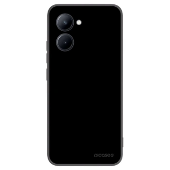 Picasee crna silikonska maskica za Realme C33 (2023) - Black Bliss