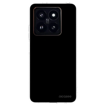 Picasee silikonska prozirna maskica za Xiaomi 14 Pro - Black Bliss