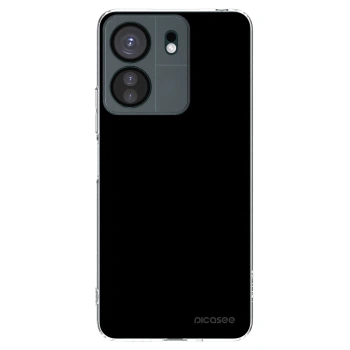 Picasee silikonska prozirna maskica za Xiaomi Redmi 13C 4G - Black Bliss