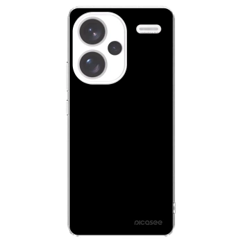 Picasee silikonska prozirna maskica za Xiaomi Redmi Note 13 Pro+ 5G - Black Bliss