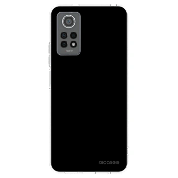 Picasee silikonska prozirna maskica za Xiaomi Redmi Note 12 Pro 4G - Black Bliss