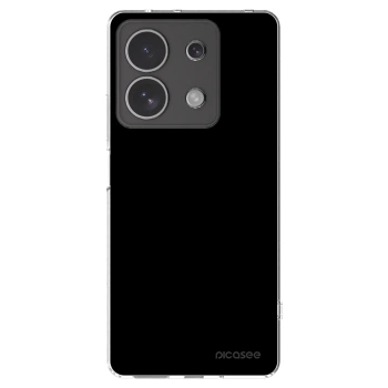 Picasee silikonska prozirna maskica za Xiaomi Redmi Note 13 4G - Black Bliss