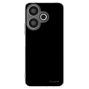 Picasee silikonska prozirna maskica za Xiaomi Redmi 13 4G - Black Bliss