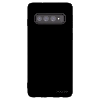 Picasee crna silikonska maskica za Samsung Galaxy S10 G973 - Black Bliss