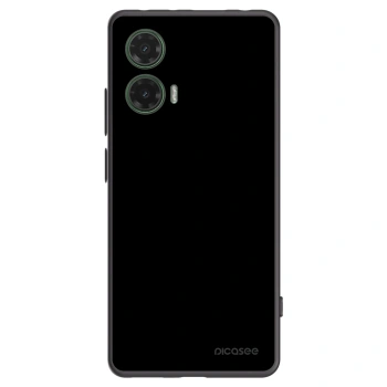 Picasee crna silikonska maskica za Motorola Moto G35 5G - Black Bliss