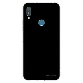 Picasee silikonska prozirna maskica za Huawei Y6 2019 - Black Bliss