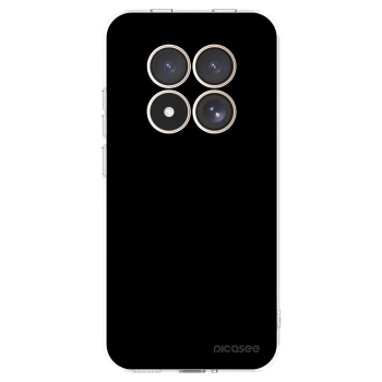 Picasee silikonska prozirna maskica za Xiaomi Redmi Note 15 Pro 4G - Black Bliss