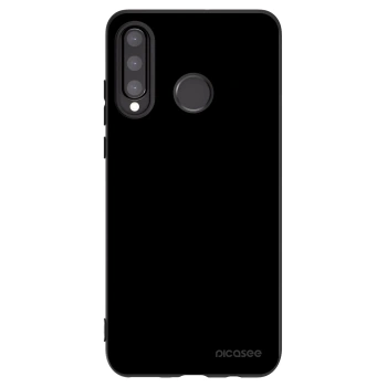 Picasee crna silikonska maskica za Huawei P30 Lite - Black Bliss