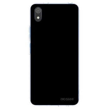 Picasee silikonska prozirna maskica za Xiaomi Redmi 7A - Black Bliss