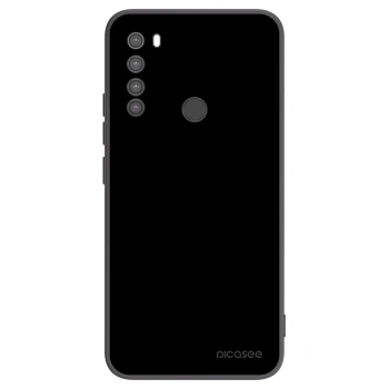 Picasee crna silikonska maskica za Xiaomi Redmi Note 8 - Black Bliss