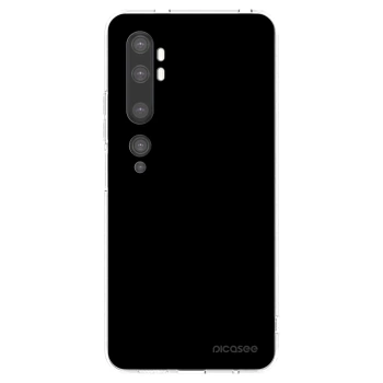 Picasee silikonska prozirna maskica za Xiaomi Mi Note 10 (Pro) - Black Bliss