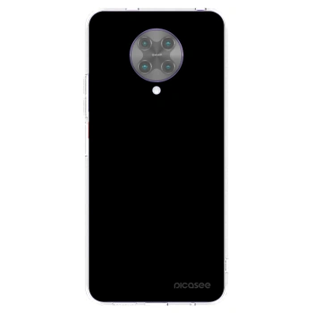 Picasee silikonska prozirna maskica za Xiaomi Poco F2 Pro - Black Bliss