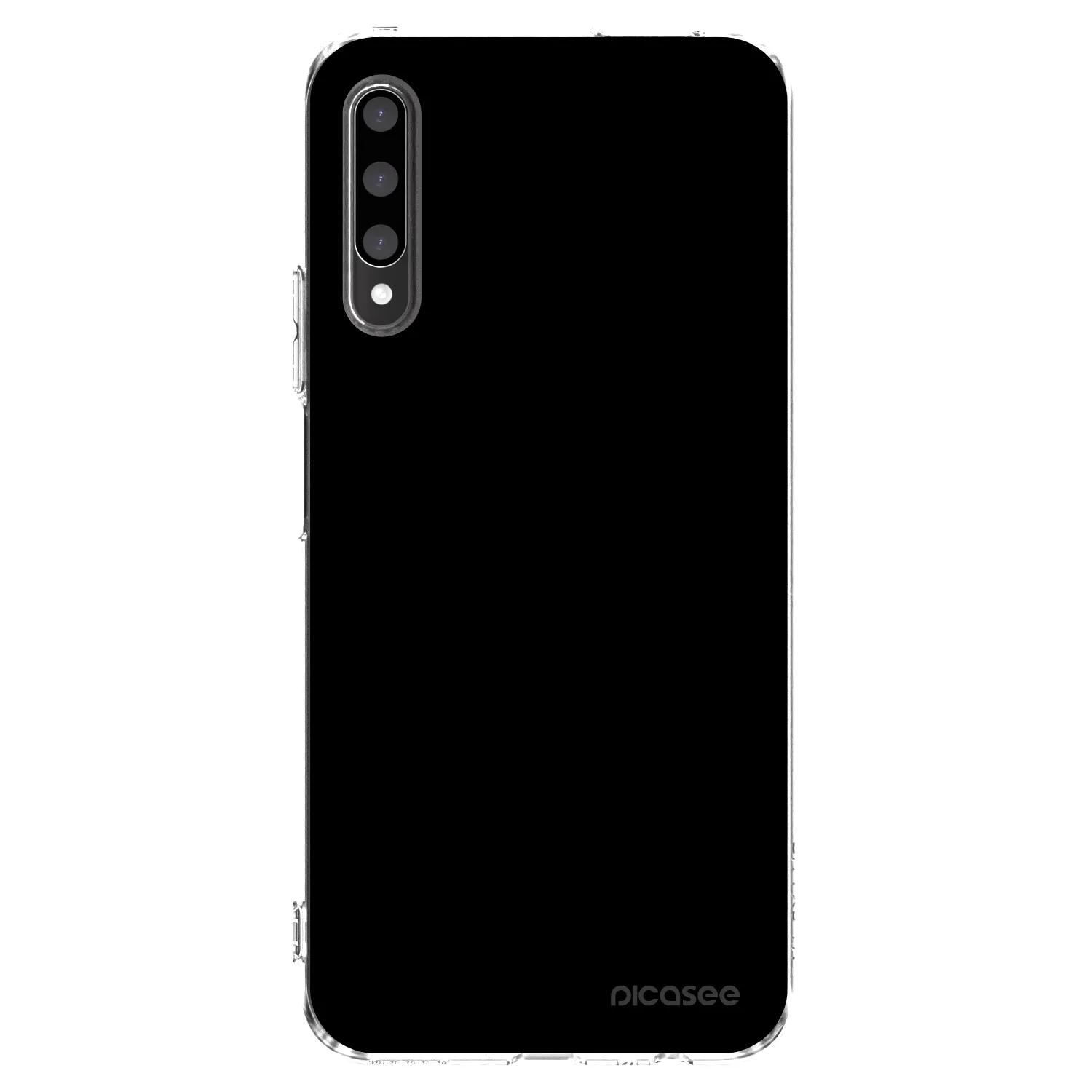 Picasee silikonska prozirna maskica za Honor 9X Pro - Black Bliss