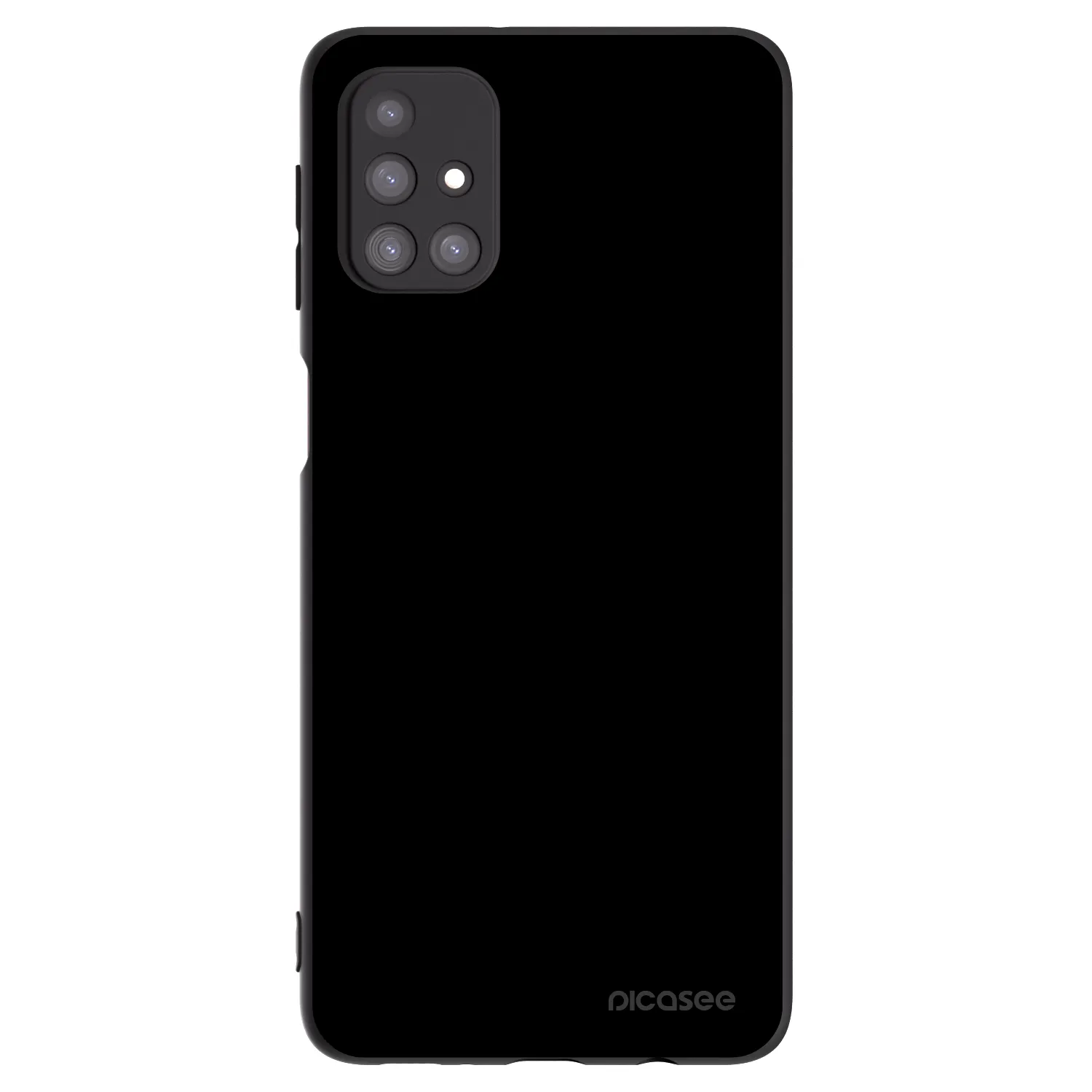 Picasee crna silikonska maskica za Samsung Galaxy M31s - Black Bliss