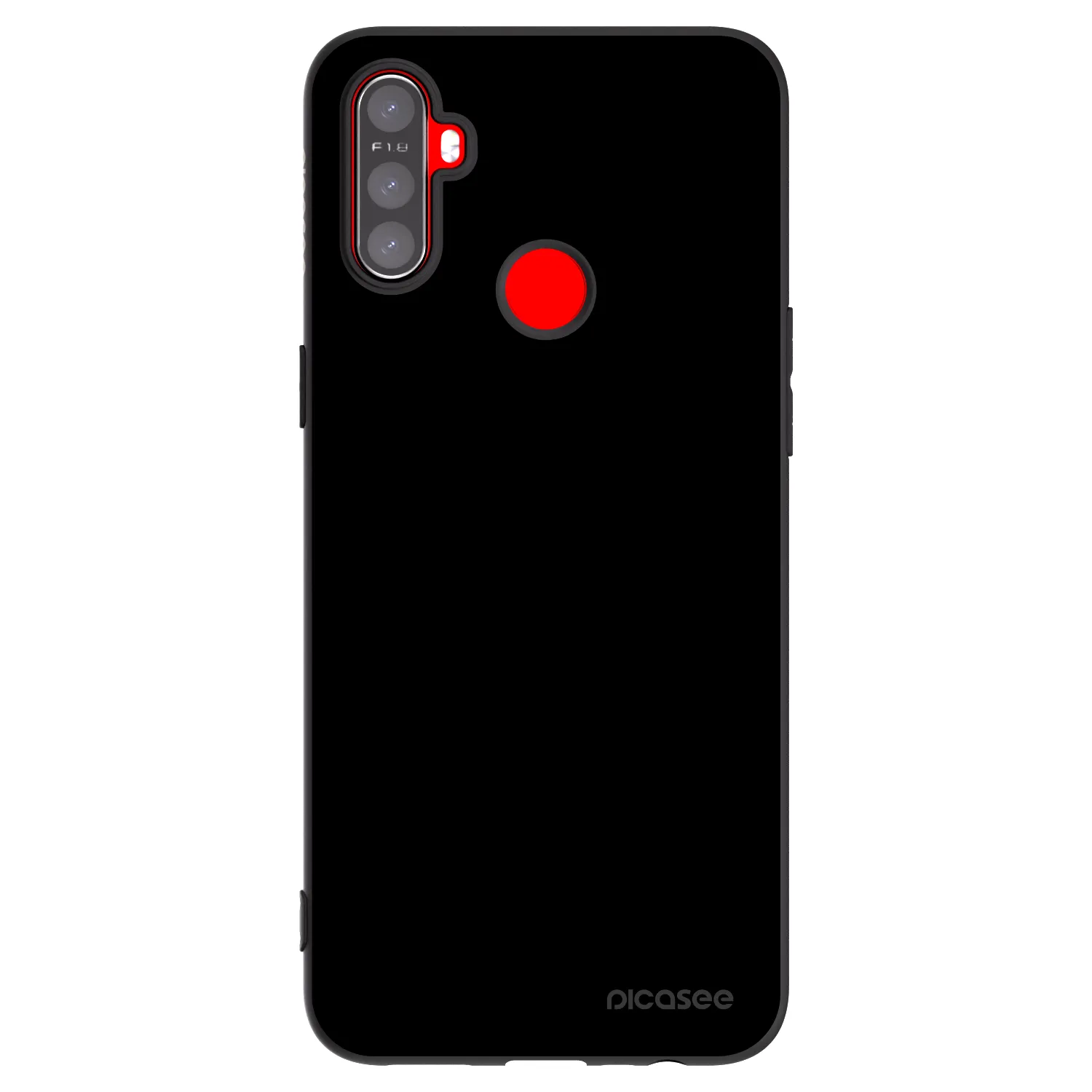 Picasee crna silikonska maskica za Realme C3 - Black Bliss