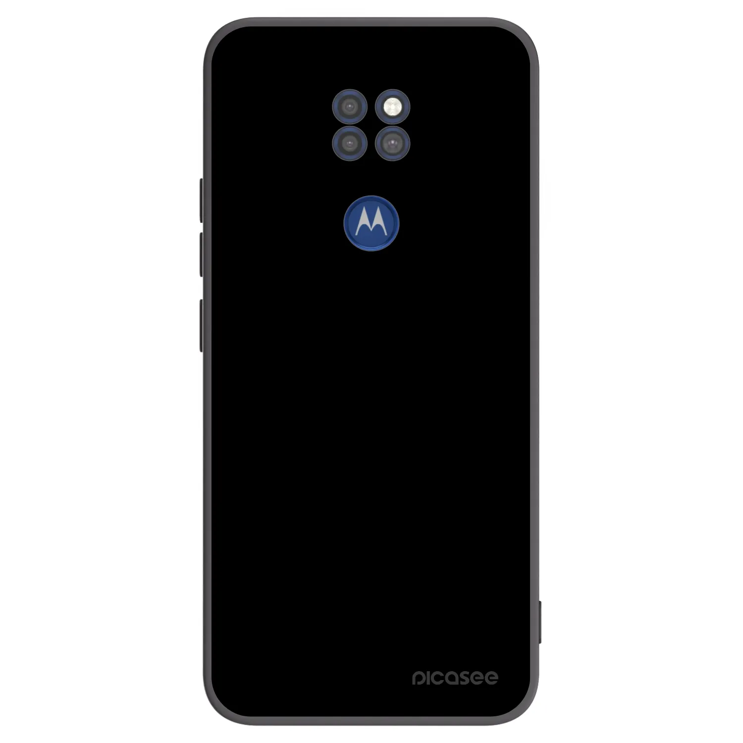 Picasee crna silikonska maskica za Motorola Moto G9 Play - Black Bliss