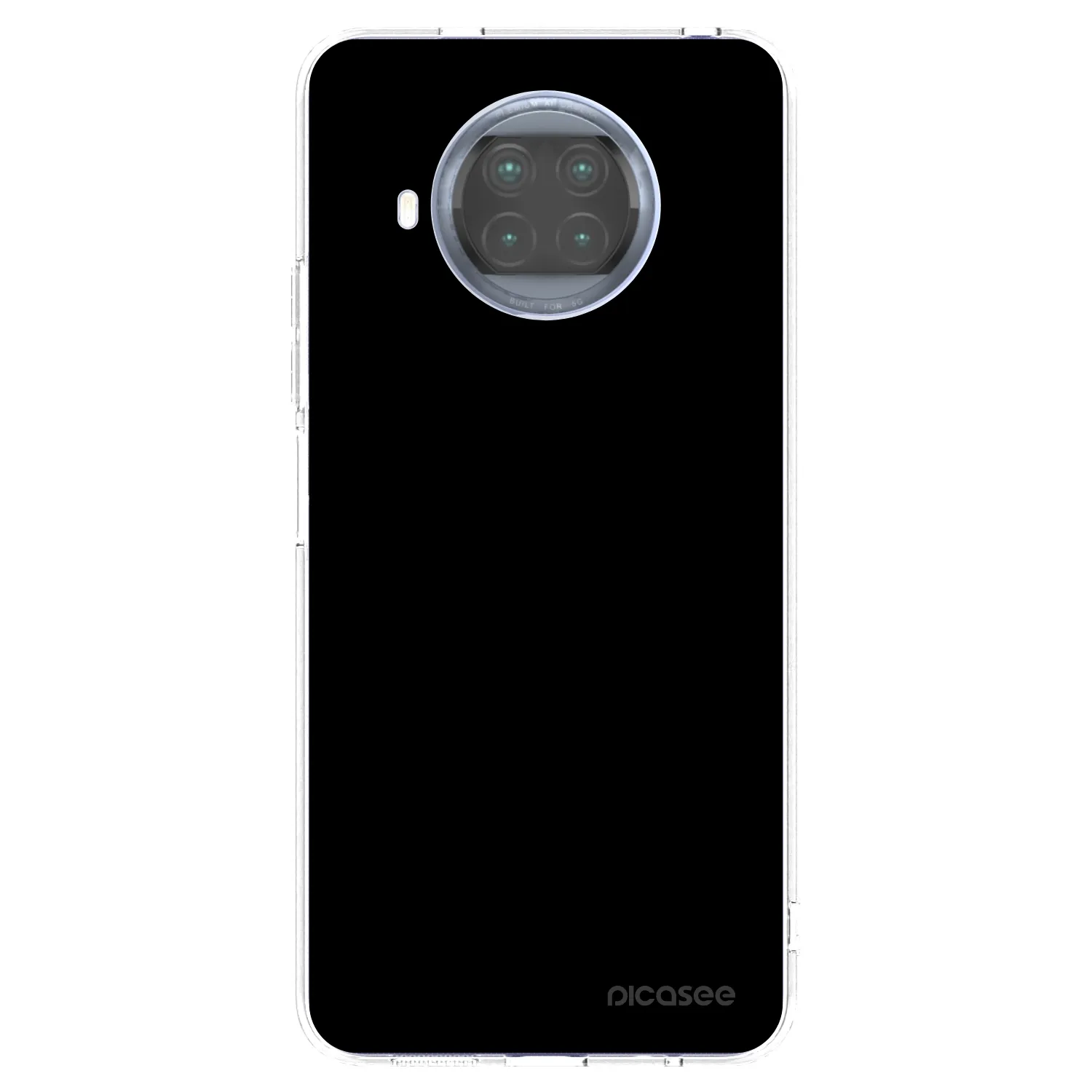 Picasee silikonska prozirna maskica za Xiaomi Mi 10T Lite - Black Bliss
