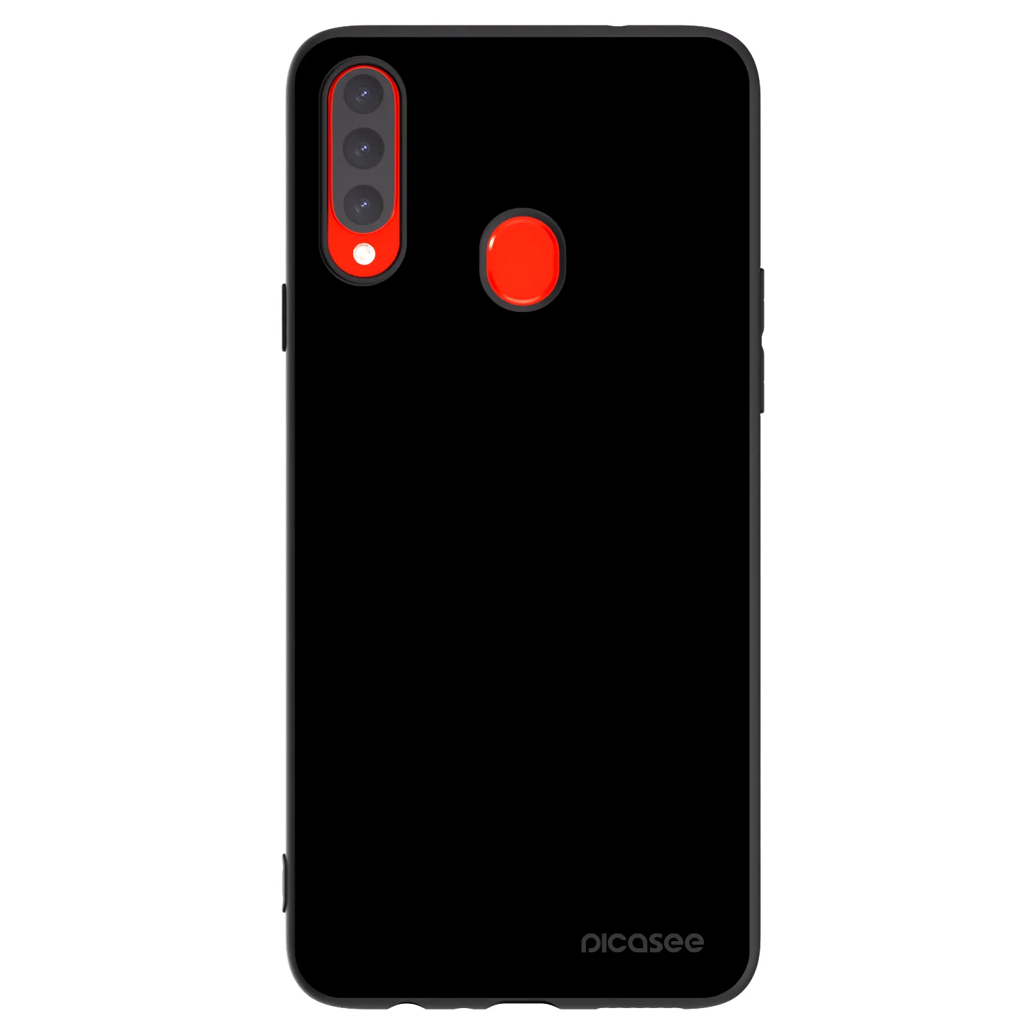 Picasee crna silikonska maskica za Samsung Galaxy A20s - Black Bliss