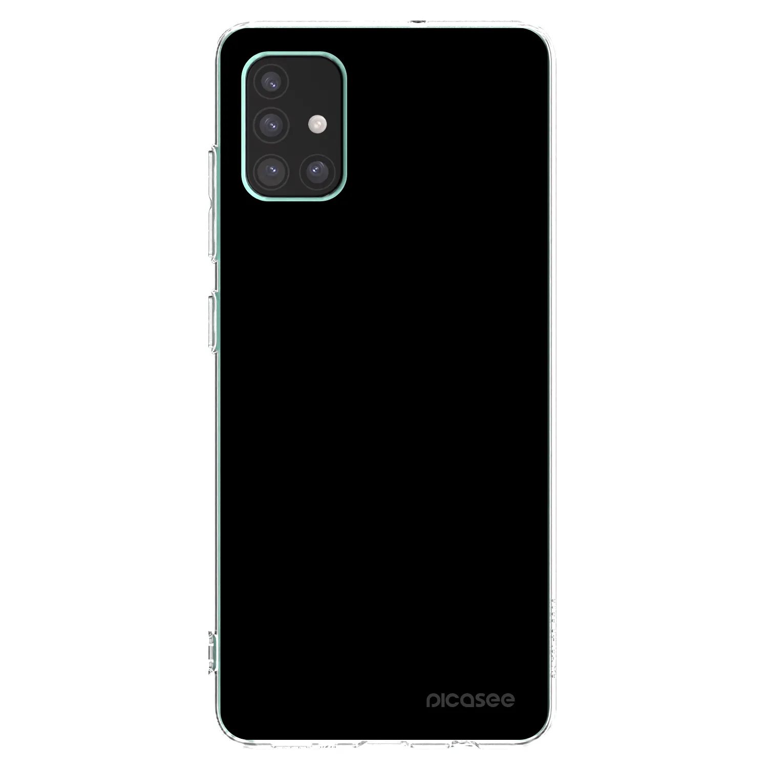 Picasee silikonska prozirna maskica za Samsung Galaxy M51 M515F - Black Bliss