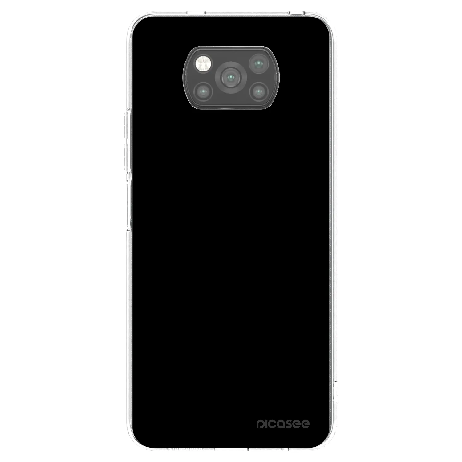 Picasee crna silikonska maskica za Xiaomi Poco X3 Pro - Black Bliss