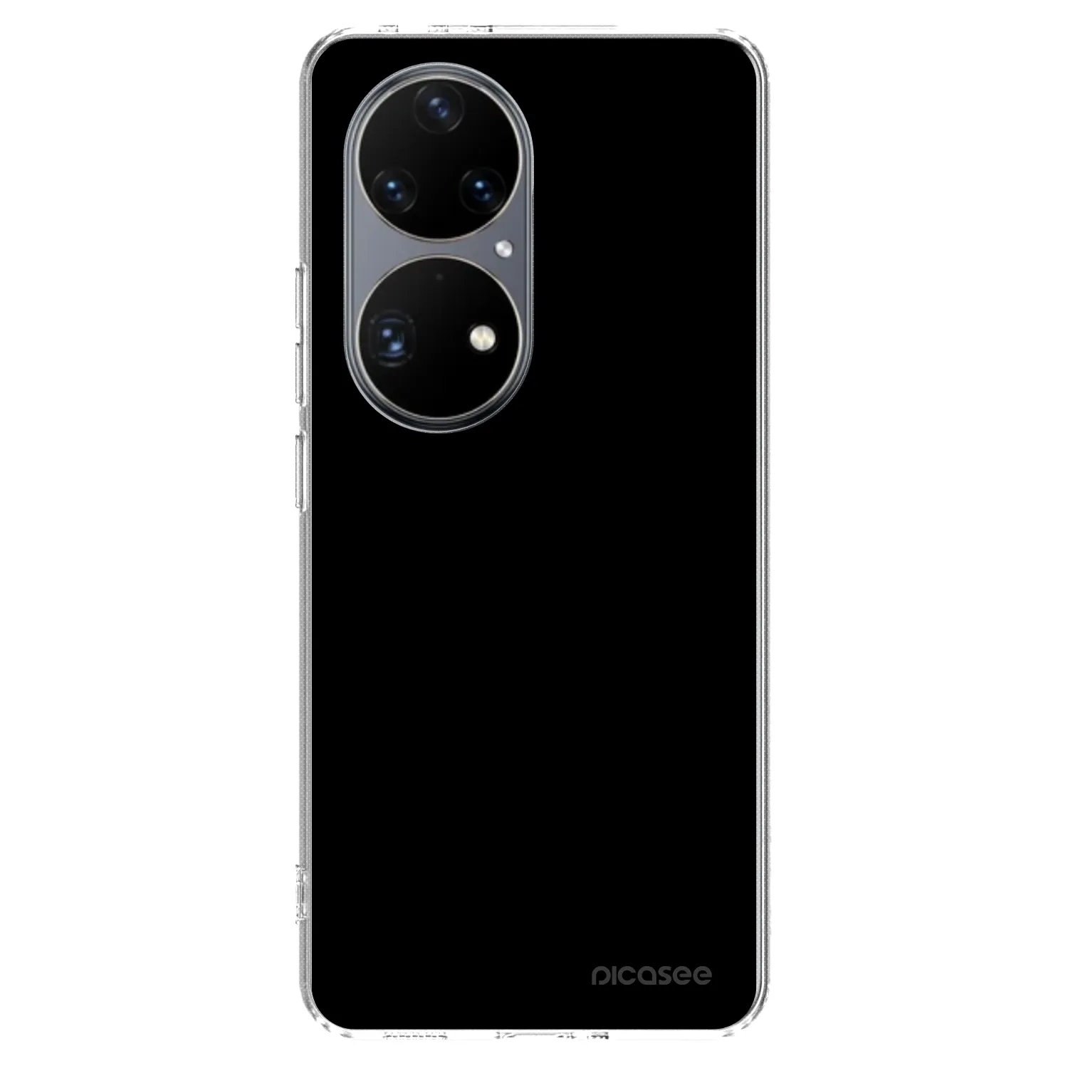 Picasee silikonska prozirna maskica za Huawei P50 - Black Bliss