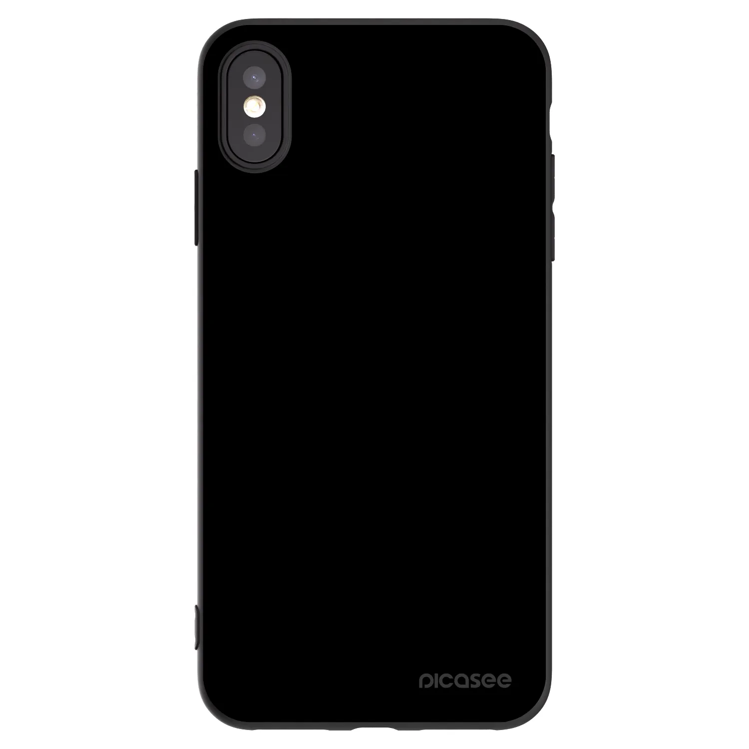 Picasee crna silikonska maskica za Apple iPhone XS Max - Black Bliss