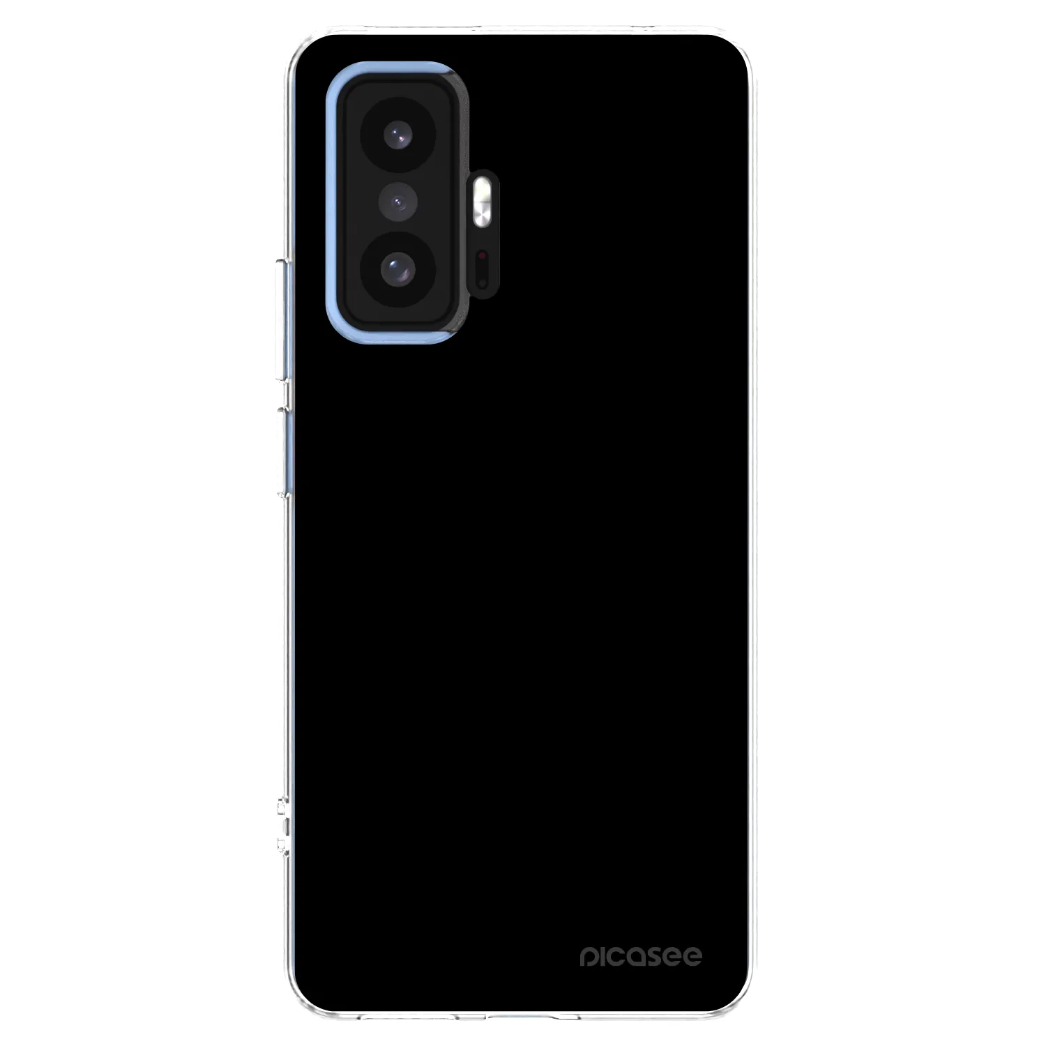 Picasee silikonska prozirna maskica za Xiaomi 11T - Black Bliss