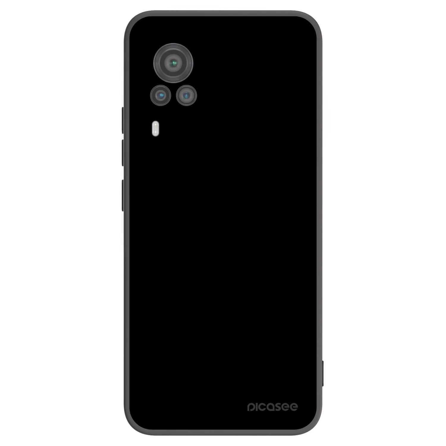 Picasee crna silikonska maskica za Vivo X60 Pro 5G - Black Bliss