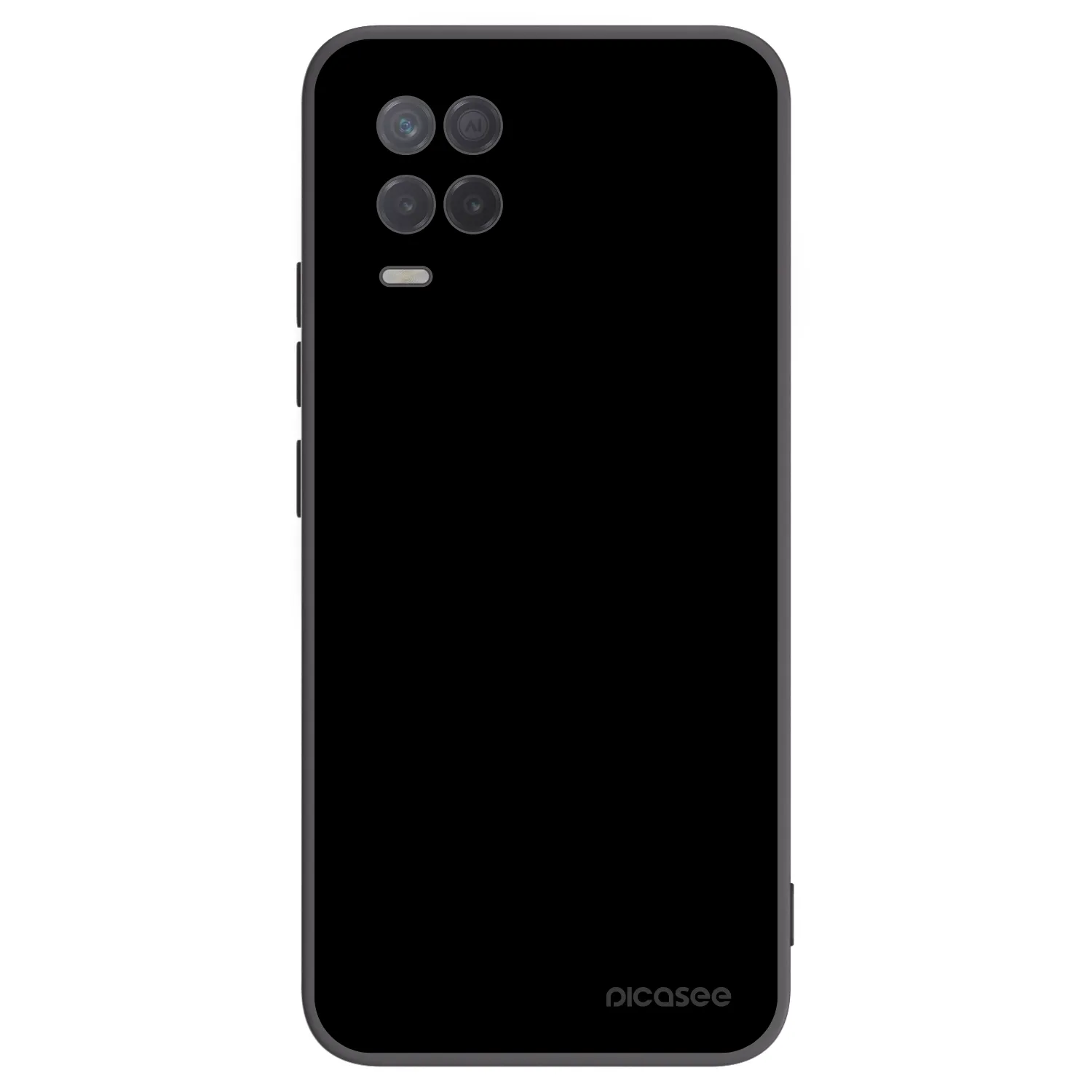 Picasee crna silikonska maskica za Realme 8 5G - Black Bliss